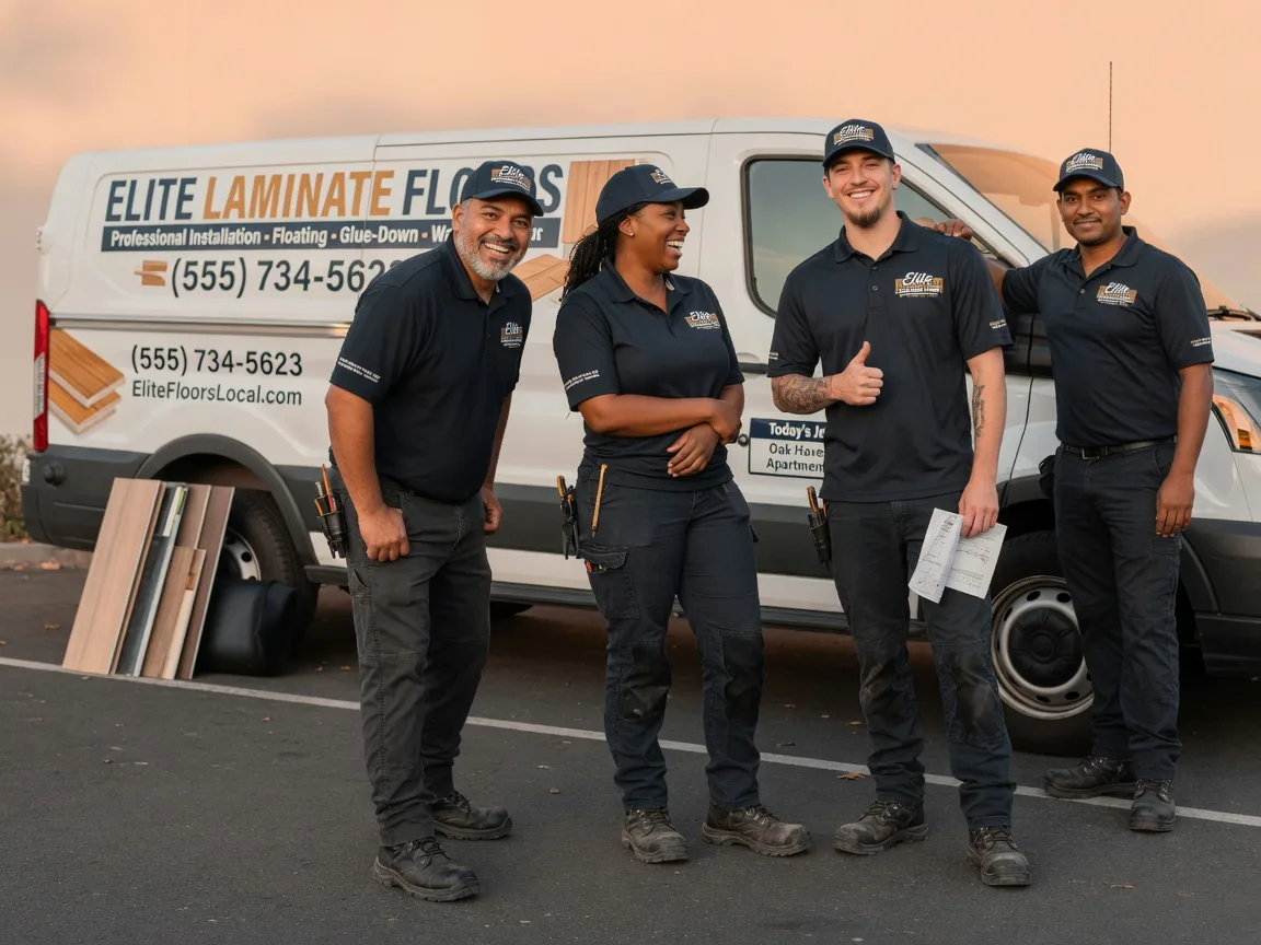 Laminate flooring installation company in Collison, IL